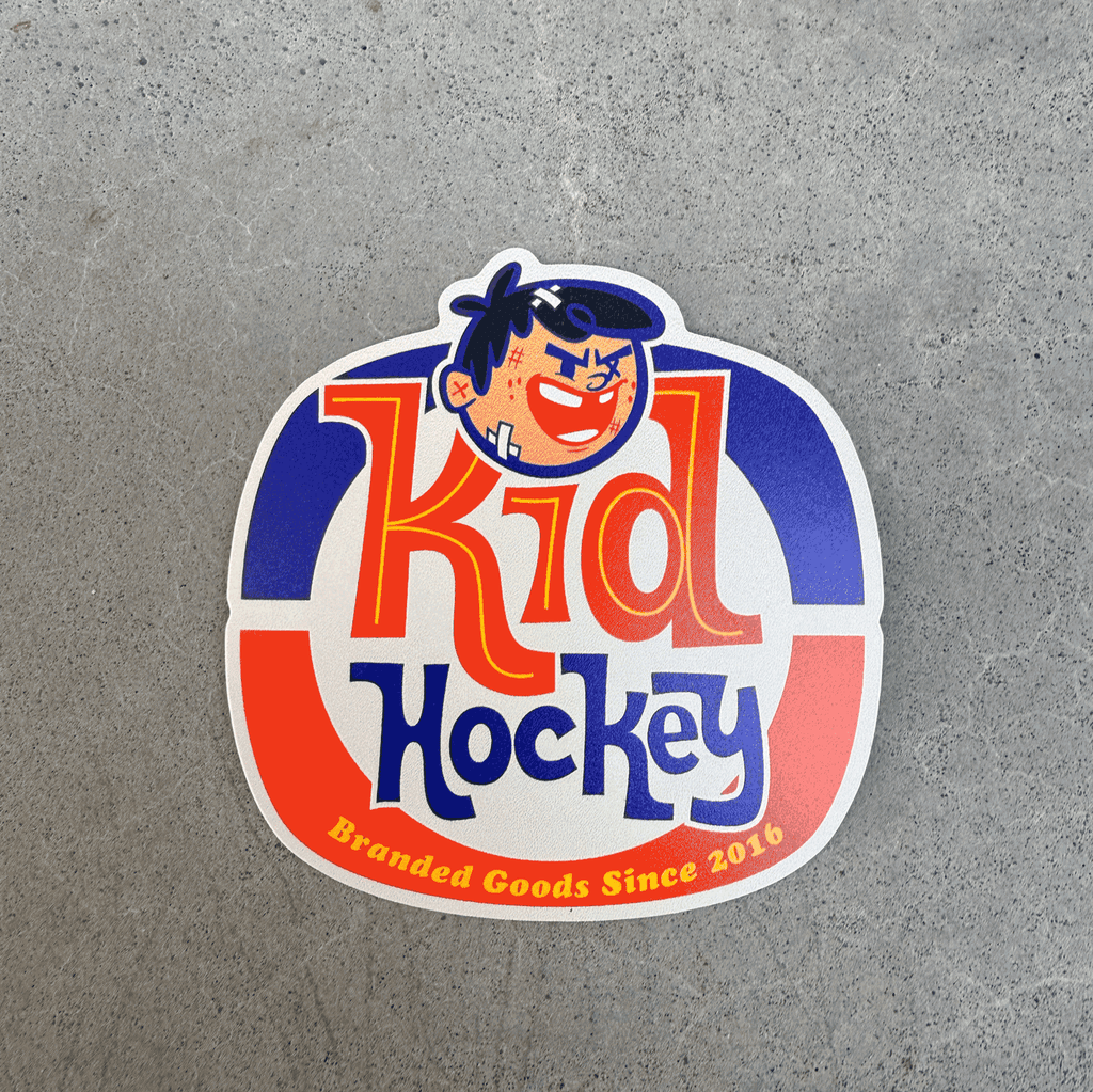 Kid Hockey Sticker
